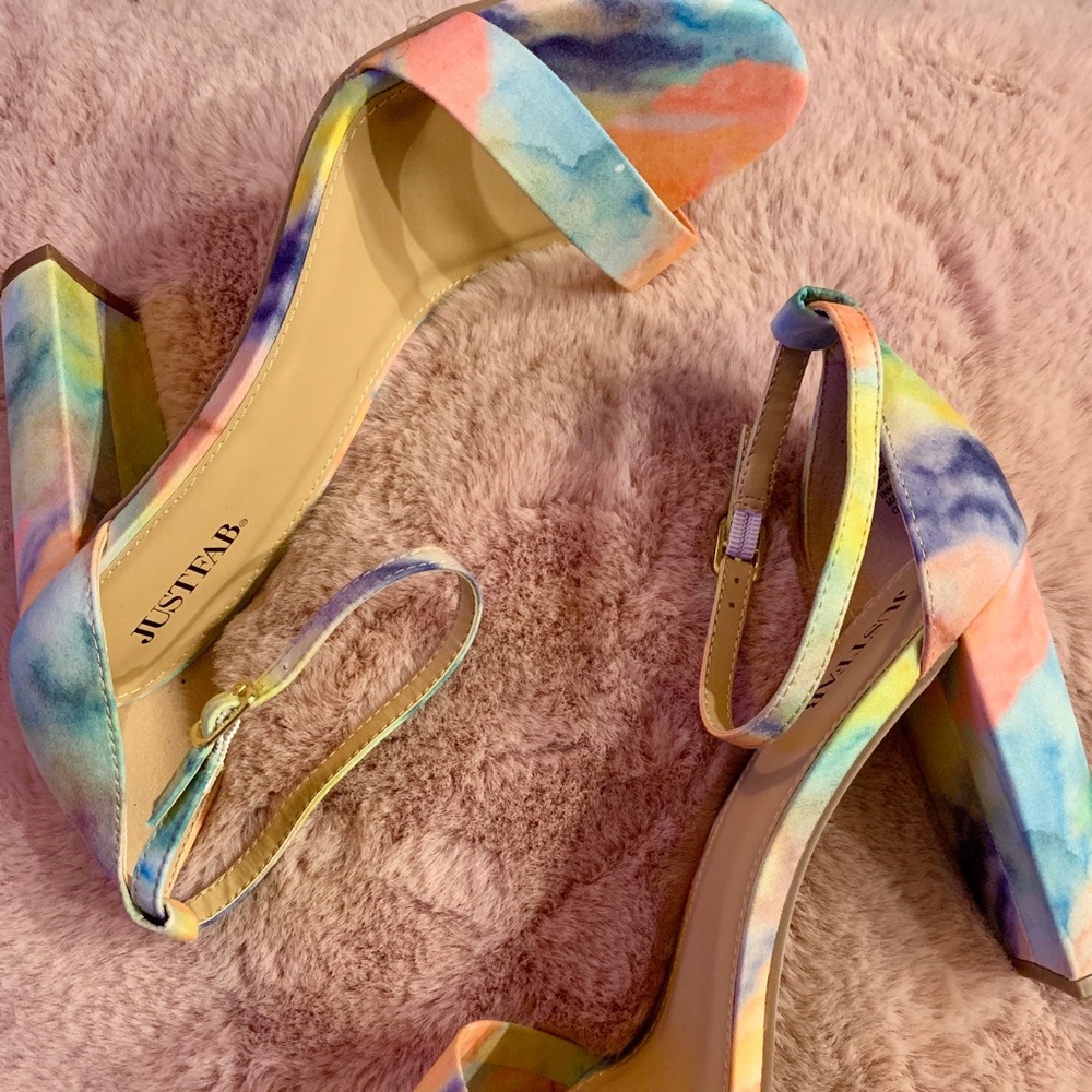 Brand New Never Worn Tie Dye Sandals